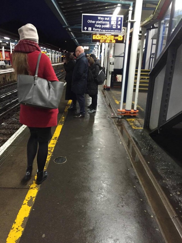The middle of platform crew