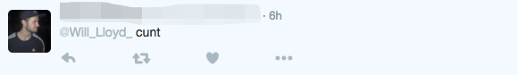 This from a guy who pretty much only tweets about how much he loves John Terry