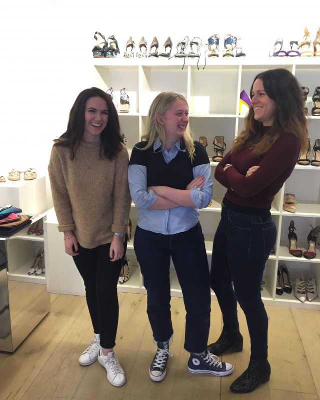 From left to right: Jill, Phoebe and Hannah