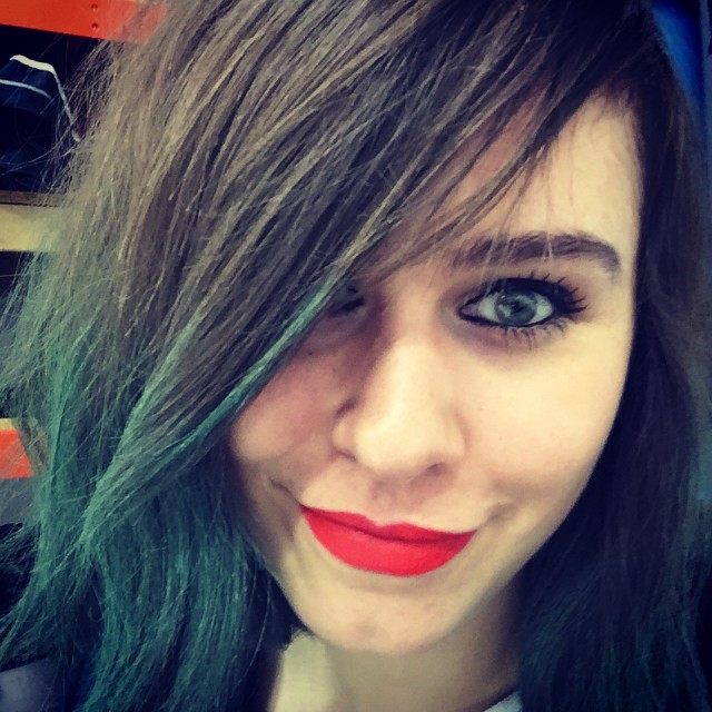One time I even dyed it green