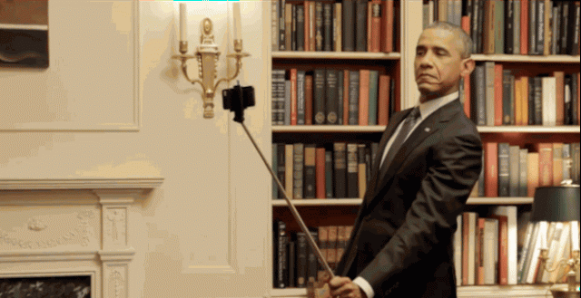 Work those angles, POTUS