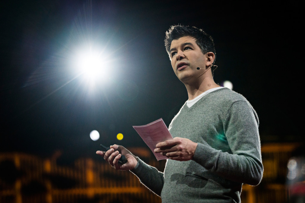Travis Kalanick speaks at TED2016 - Dream, February 15-19, 2016, Vancouver Convention Center, Vancouver, Canada. Photo: Bret Hartman / TED