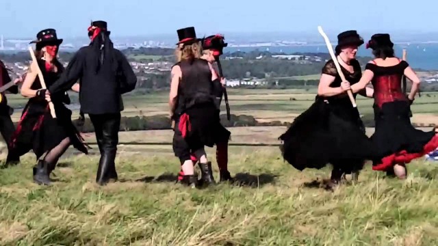 Bloodstone morris dancers at the Kite Festival
