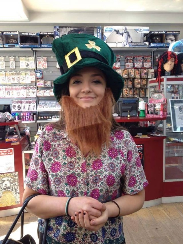 Give her a pint of Guinness and she's sorted