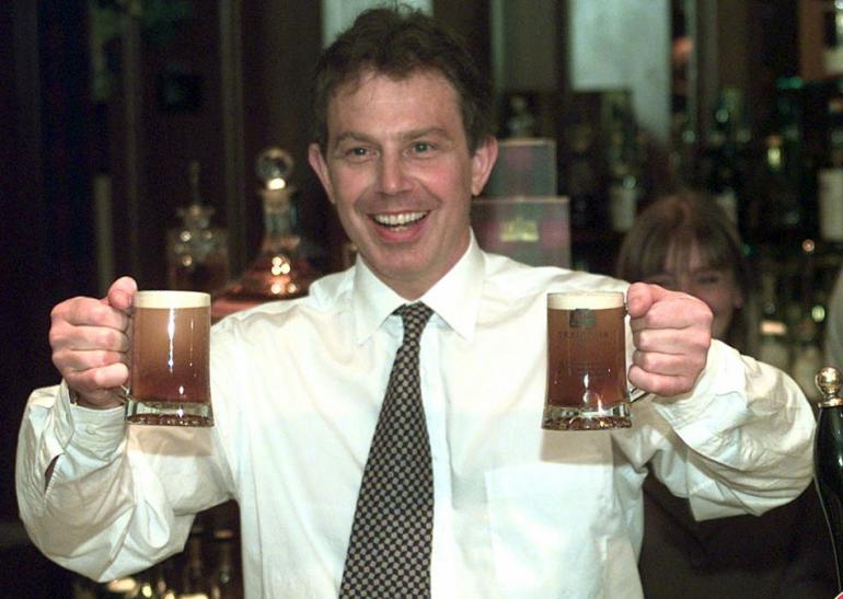 The other pint is for George Bush