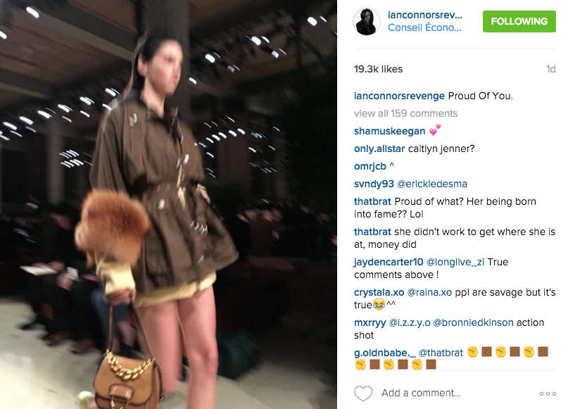 Kylie Jenner styled by Ian Connor