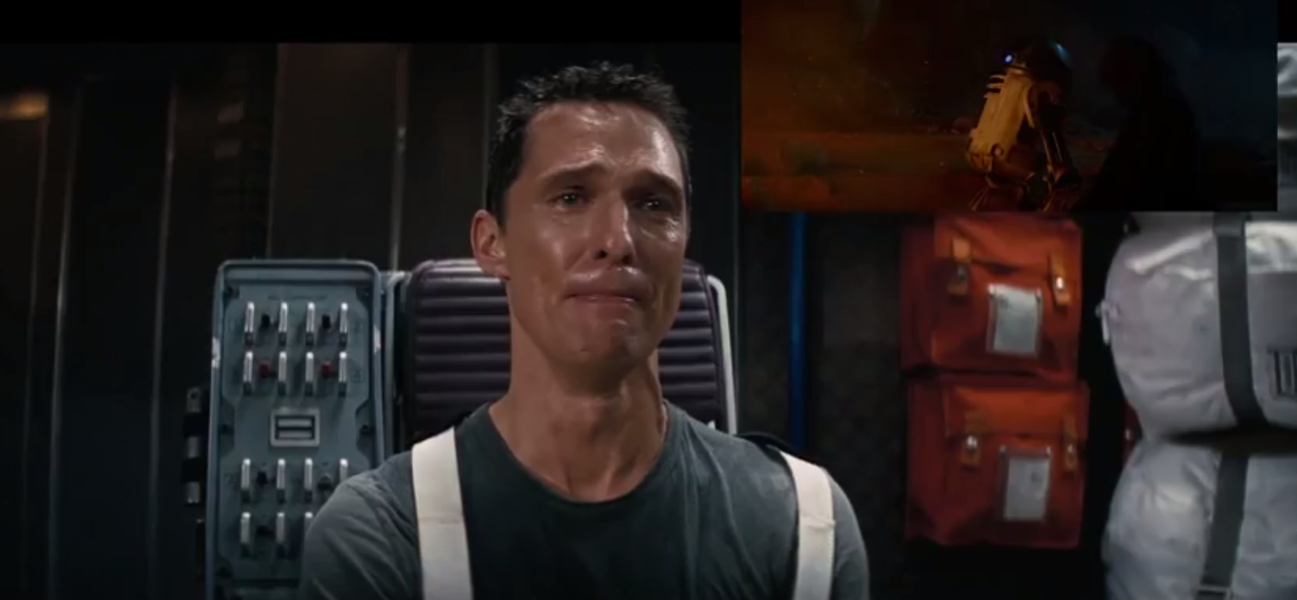 Matthew McConaughey cuts loose in Interstellar