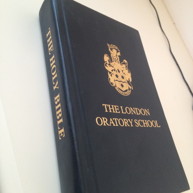 None of your shop-bought bibles here, thank you very much