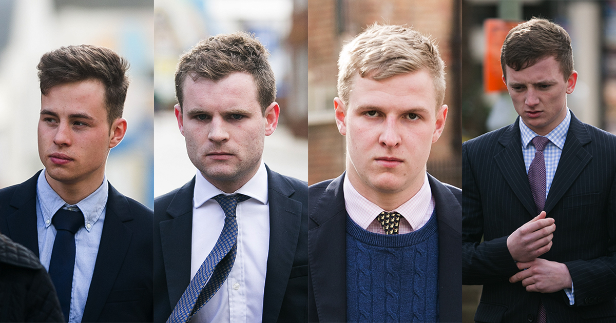 From left to right: James Martin, Patrick Foster, Thady Duff and Leo Mahan