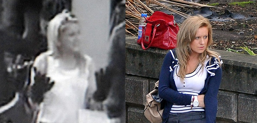 They identify images such as the above - Danielle Corns during the riots in Wolverhampton