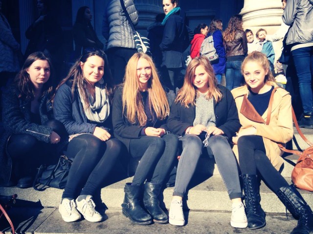 I mean, we even went on a school trip to NYC and sat on the Met Steps