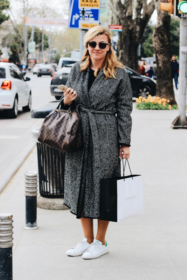 She slays with the Vuitton