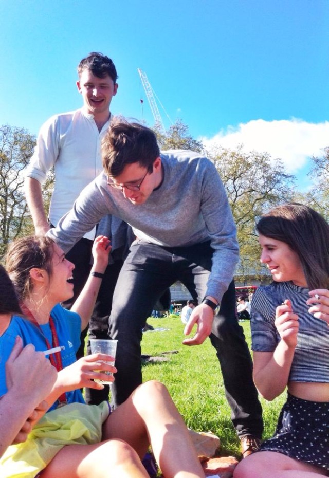 I made people come to my marathon picnic