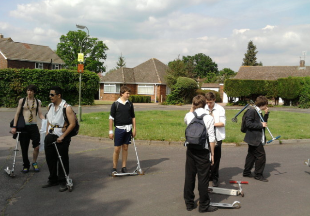 Dunno why we had scooters
