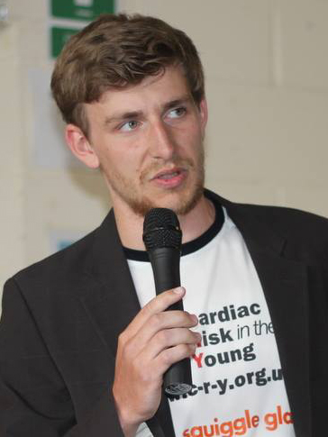 Tim Butt, a survivor of Sudden Adult Death Syndrome