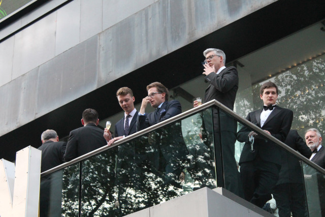 'Great view of the plebs from up here'