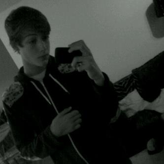 I'm pretty sure this was the picture I took before that party. Oh god. That hair. That Blackberry.