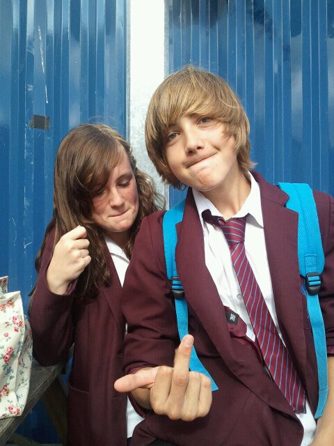 Look at how much of a prick I was. What is that hair? What am I doing with my mouth? Why am I swearing?