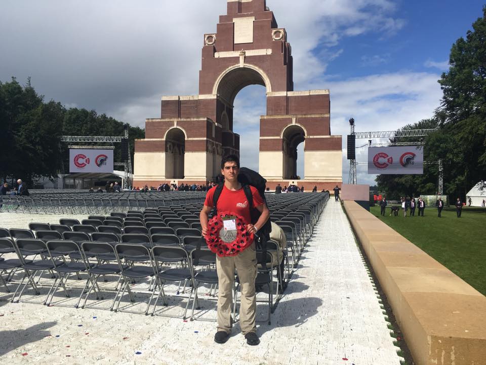 Jordan arrives at the Sommes