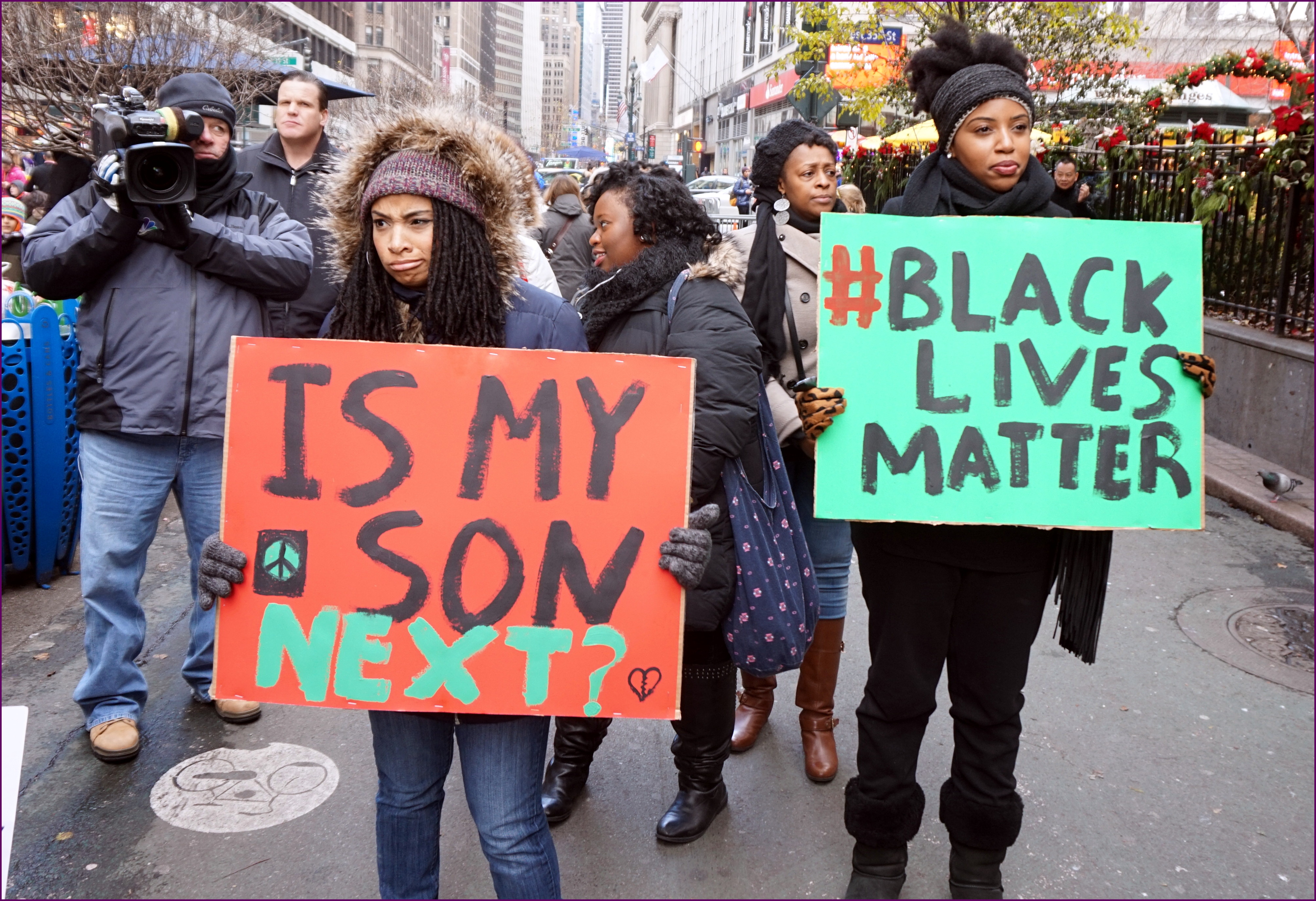 Black Lives Matter campaigns against violence and systematic racism against black people
