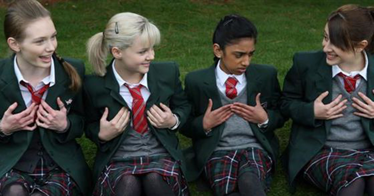 Thong schoolgirl gay old